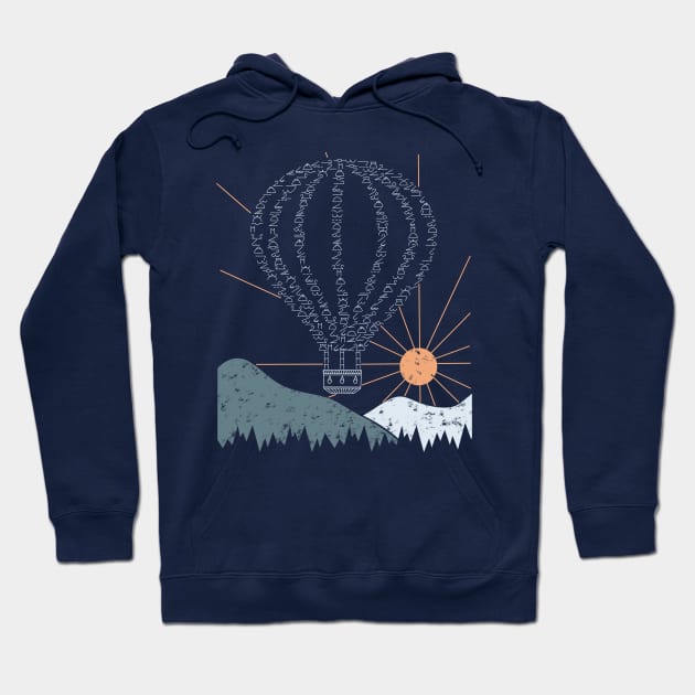 Weather Balloon Hoodie by MorvernDesigns